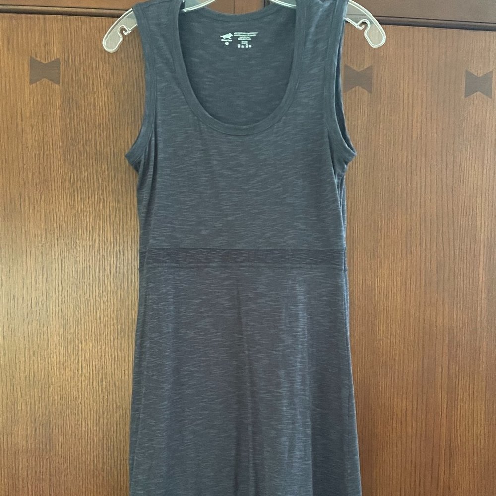 Horny Road Charcoal Gray/Black Tank Dress Size Small